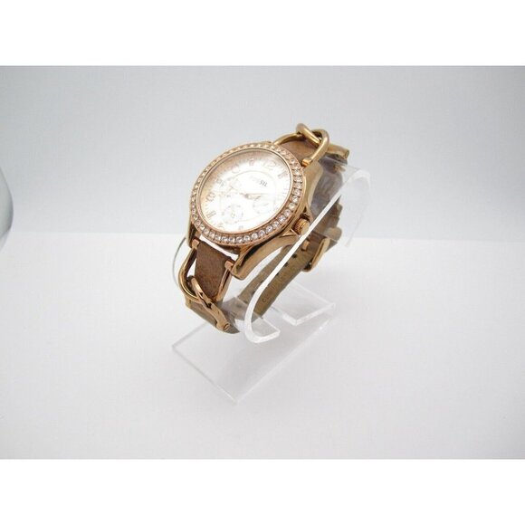 Women's Fossil Crystals Quartz WR Analog Dial Causal Round Watch (F31) - Picture 7 of 12